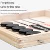 Wooden Flicking Chess Battle: Parent-Child Interactive Game