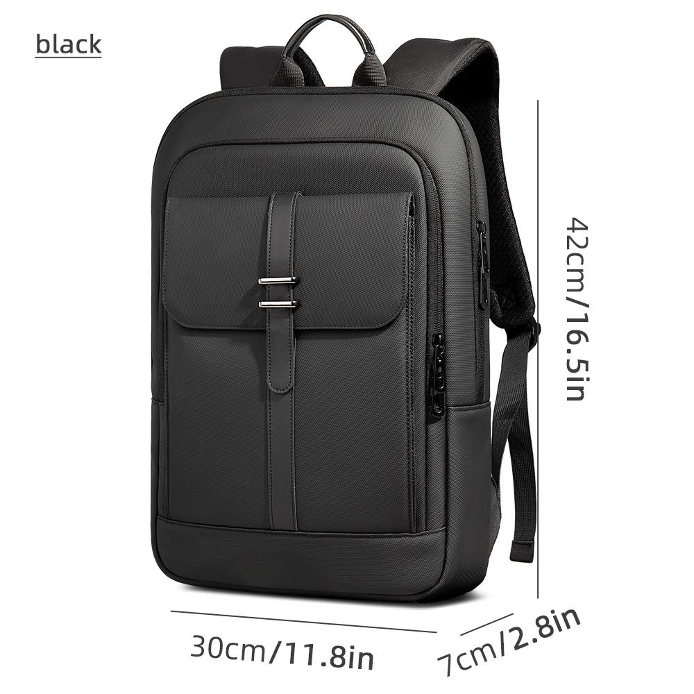Heroic Knight Slim Business Backpack For Men 15.6 Inch Laptop Bags Waterproof Fashion Backpack Multifunction Anti-Theft School Bag For Travel & Work