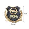 1/2pcs Metal Car Badge Side Trunk Door Window Stickers Decoration Decals For Opel Insignia Astra Antara Meriva Zafira H G Corsa