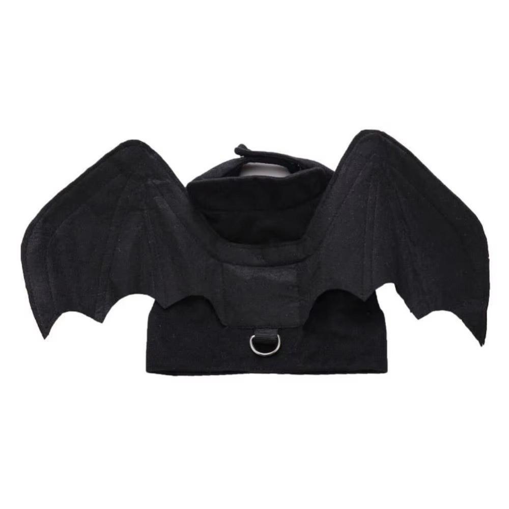 Adjustable Harness Cat Costume Black Dog Costume Cute Bat Wings Costume for Cats and Small Dogs