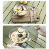 Stainless Steels Cups Plates Forks Spoons Camping Cutlery Set Outdoor Cooking Tableware with Plates Bowls Easy to Use