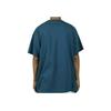 Nike Loose Round Neck Logo Letter Print Short Sleeve T-Shirt Men Tops Blue BQ7342-474