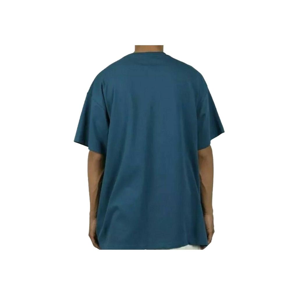 Nike Loose Round Neck Logo Letter Print Short Sleeve T-Shirt Men Tops Blue BQ7342-474