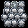 Zodiac Commemorative Medal, Constellation Coins, European and American Coins, Constellation Commemorative Coins, Lucky Coins, Zodiac Collection