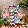 Bells Xmas Tree Hangings Pendant Candy Cane Shape Xmas Decoration  Party Supplies