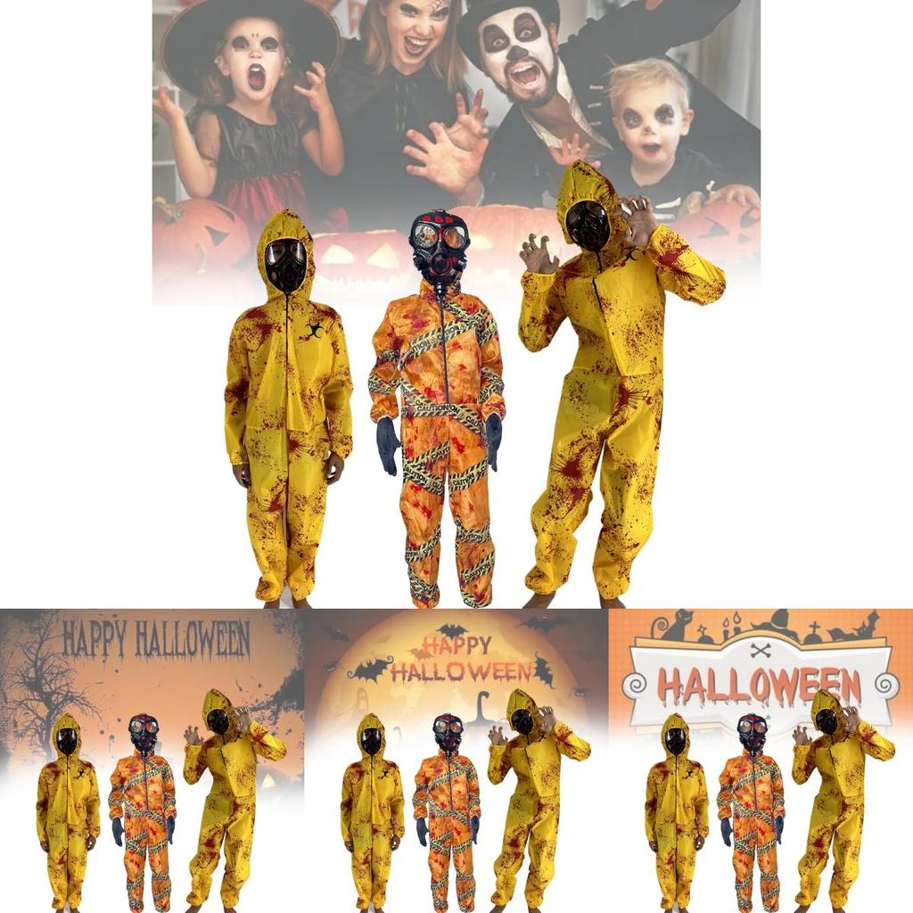 Adult And Kids Cosplay Costume Stylish Zombie Crisis Biohazard Outfit For Parties