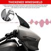 For Harley-Davidson 23-later FLHXSE 24-later FLHX 25-later FLHXU Motorcycle 14" ABS Plastic Smoke/Black Windscreens Windshield