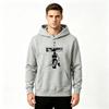 Men's Print Pullover Hoodie, Stylish Samurai Anime Character Print Casual Long Sleeve Sweatshirt
