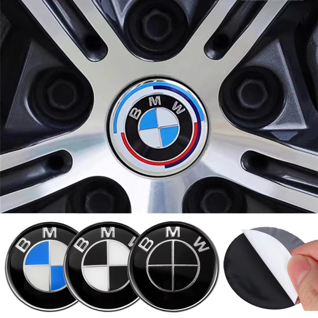 AXNX2 56/60/65mm Car Wheel Center Hub Cap Decal Sticker Accessories For BMW M Performance E46 E36 E34 F10 E90 F30 E60 E53 E30 E92 E87