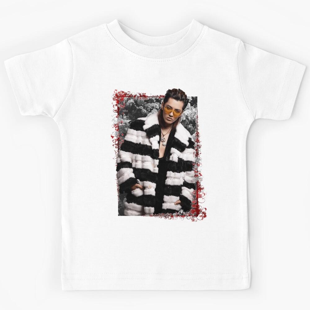 Wu YiFan EXO Kris Wu Korean Kpop Floral Design Kids T-Shirt 120
