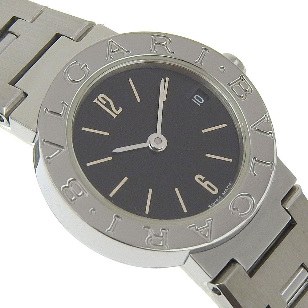 BVLGARI Bzero1 Watches BB23Stainless Steel Be zero one blackDial Stainless Steel Quartz Analog display Women Used