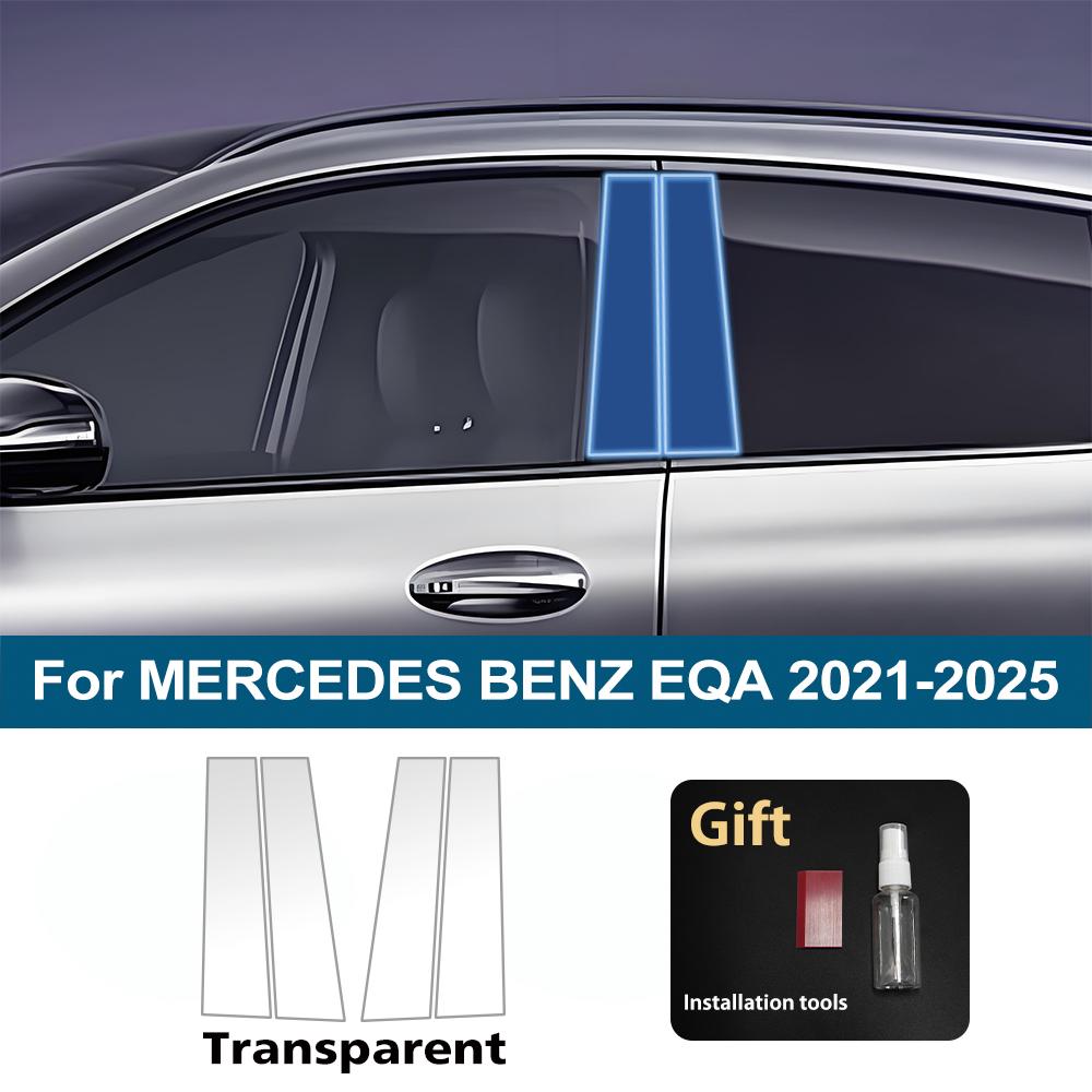 

B Pillar TPU Paint Protection Film For Mercedes Benz EQA 21-25 Pre-Cut PPF Clear Bra Anti-Scratch Window Column Guard Sticker