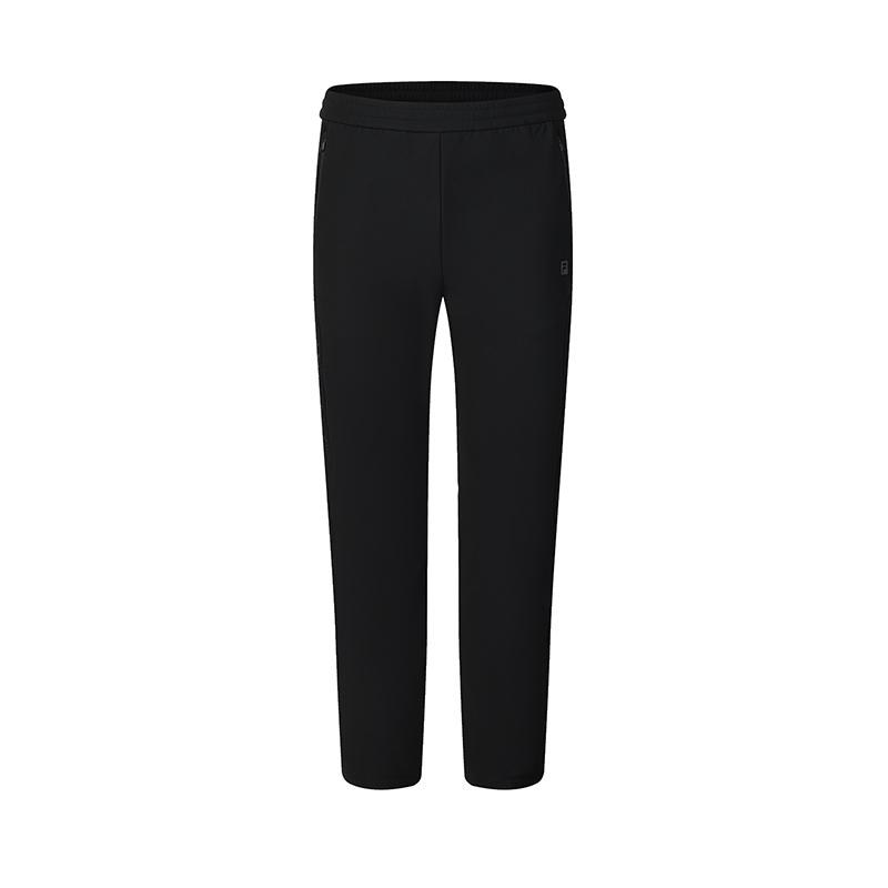 New FILA AthleticsFitness Knitted Sports Pants Men's Pitch Black A11M441603FBK