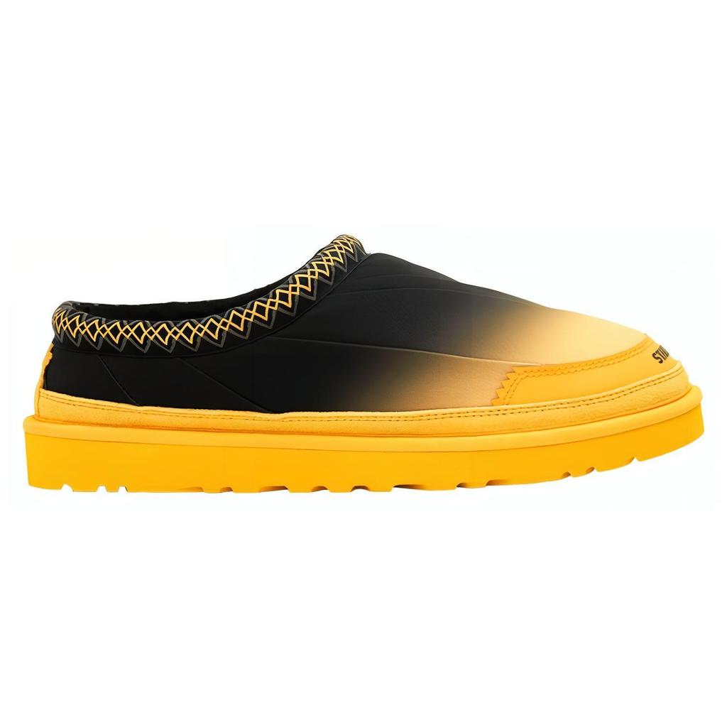 UGG Comfortable Low Top Casual Shoes Unisex sneakers Black Yellow 1157352-BCKY