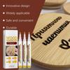 Wood Burning Marker Pen Wood Marker Pen for Drawing Waterproof Woodworking Drawing Pen for Walnut Basswood Birch and Poplar