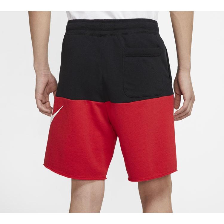 Nike Large Logo Sports Shorts Black Red Blackred Men's CJ4353-011