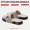 Men'S Indoor and Outdoor Slippers Thick Bottom EVA Non-slip Fashionable Wear-resistant Casual shoes