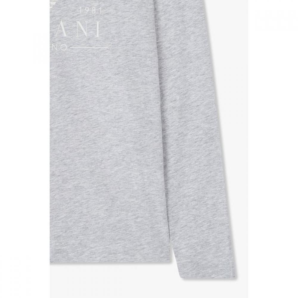 Emporio Armani Women S Long Sleeve Crewneck Lounge T ShirT 0825336508