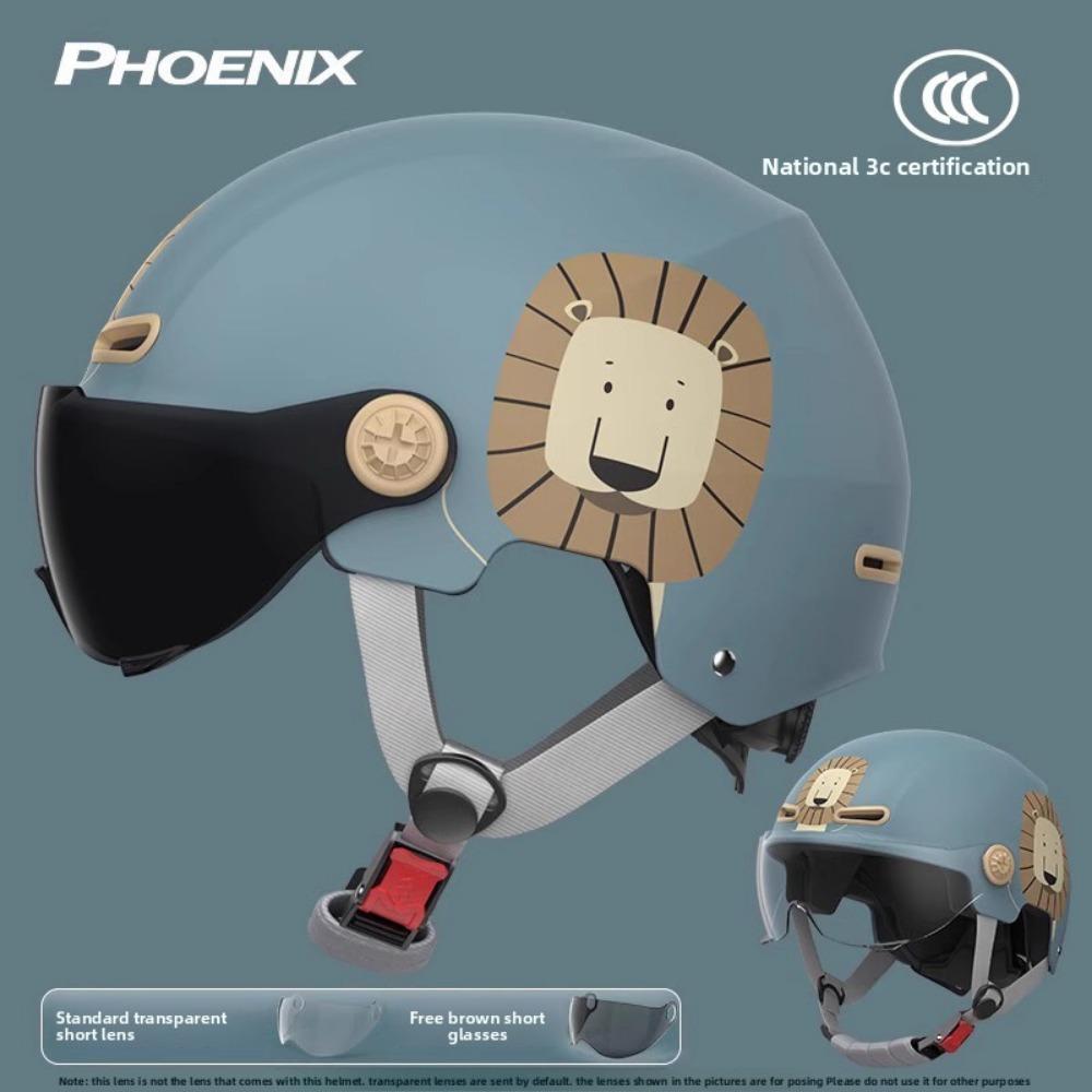 Children's Electric Car Helmet Motorcycle Helmet Cartoon Half Helmet Summer Helmet Four Seasons Helmet
