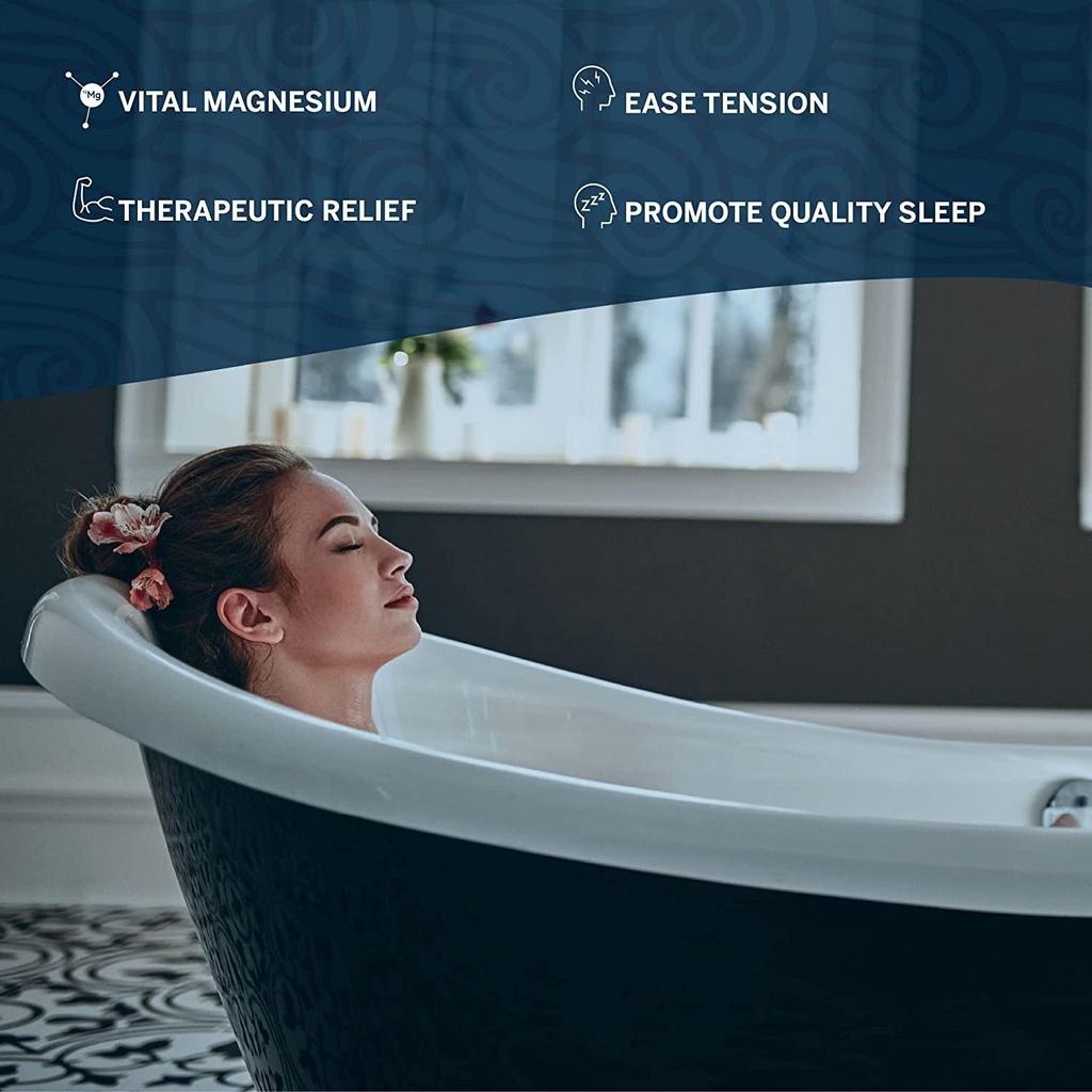 Cross-Border Magnesium Bath Flakes - 1kg Soaking Salts with Magnesium Chloride & Epsom Minerals.