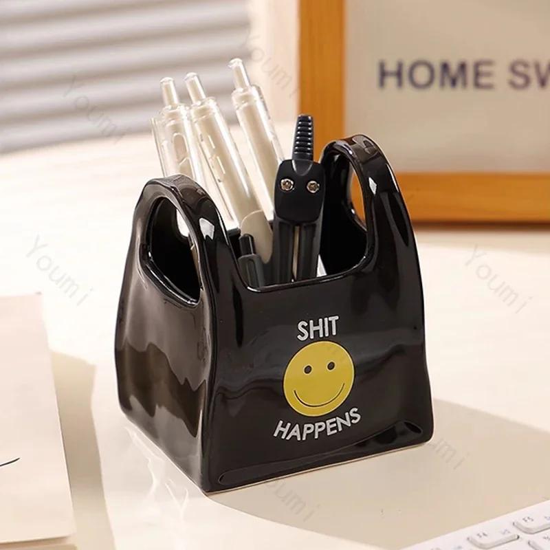 Fashion Creative Ceramic Vases Home Dining Table Flowers Arrangement Vase Decoration Exquisite Living Room Storage Box Ornament