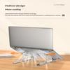 Aluminiumlegierung Laptop Ständer Verstellbar Faltbar Tragbar Für Notebook Computer Halterung Anhebbar Kühl Halter Rutschfest