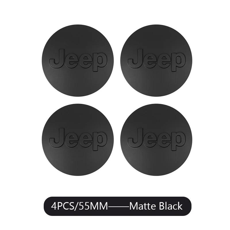 

4PCS ABS Electroplated Car Wheel Center Hub Caps for Jeep Renegade Wrangler JK Grand Cherokee Compass Patriot Auto Accessories