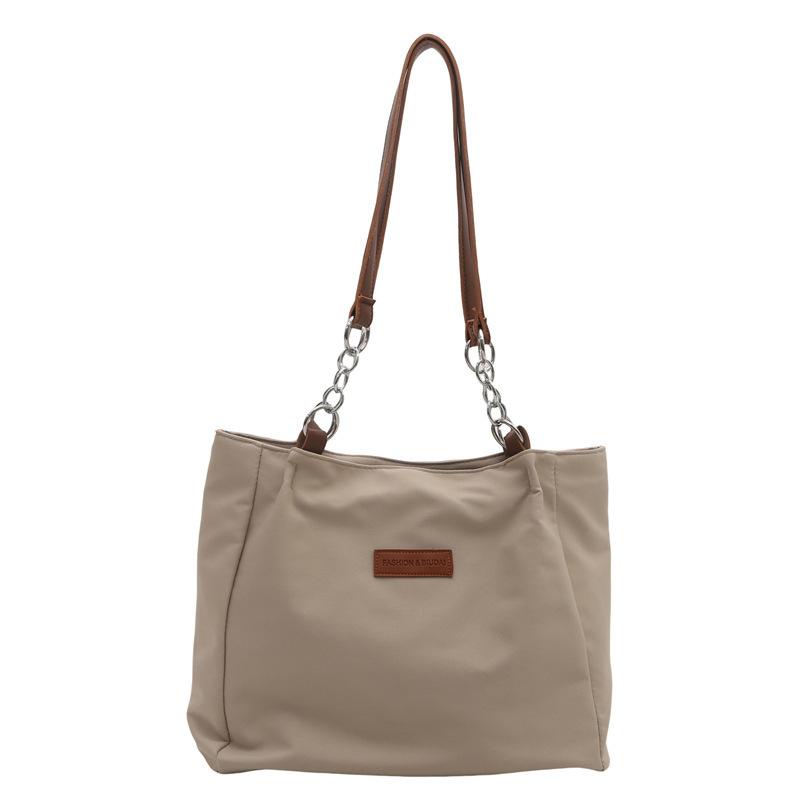 Large-capacity Summer Big Bag Women's 2025 New Foreign-style Shoulder Bag Fashionable Niche Beautiful Commuter Tote Bag
