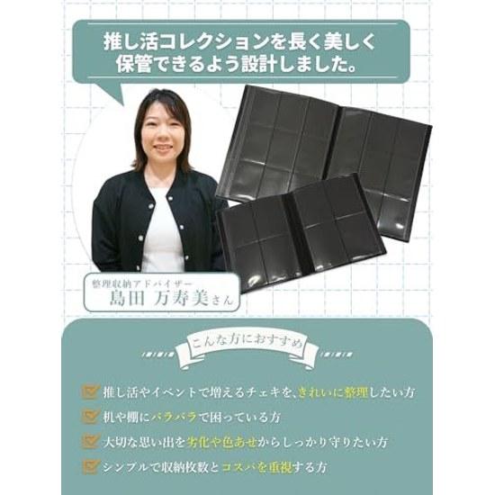 Cheki Album (for Storage) Oshi Katsu Collection X Pockets 9.57 Cm (1 Gray 160 Sheets)
