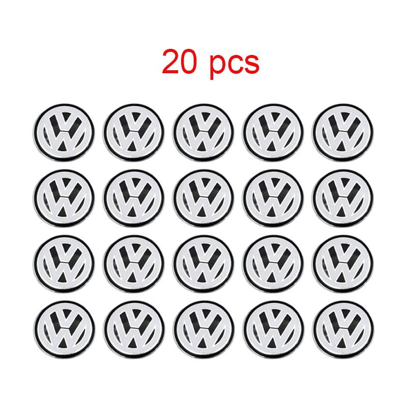 2026 New For VOLKSWAGEN VW 14mm Car Key Logo Sticker Remote Fob Key Emblem For Volkswagen VW Golf GTI Passat Tiguan Arteon Touar