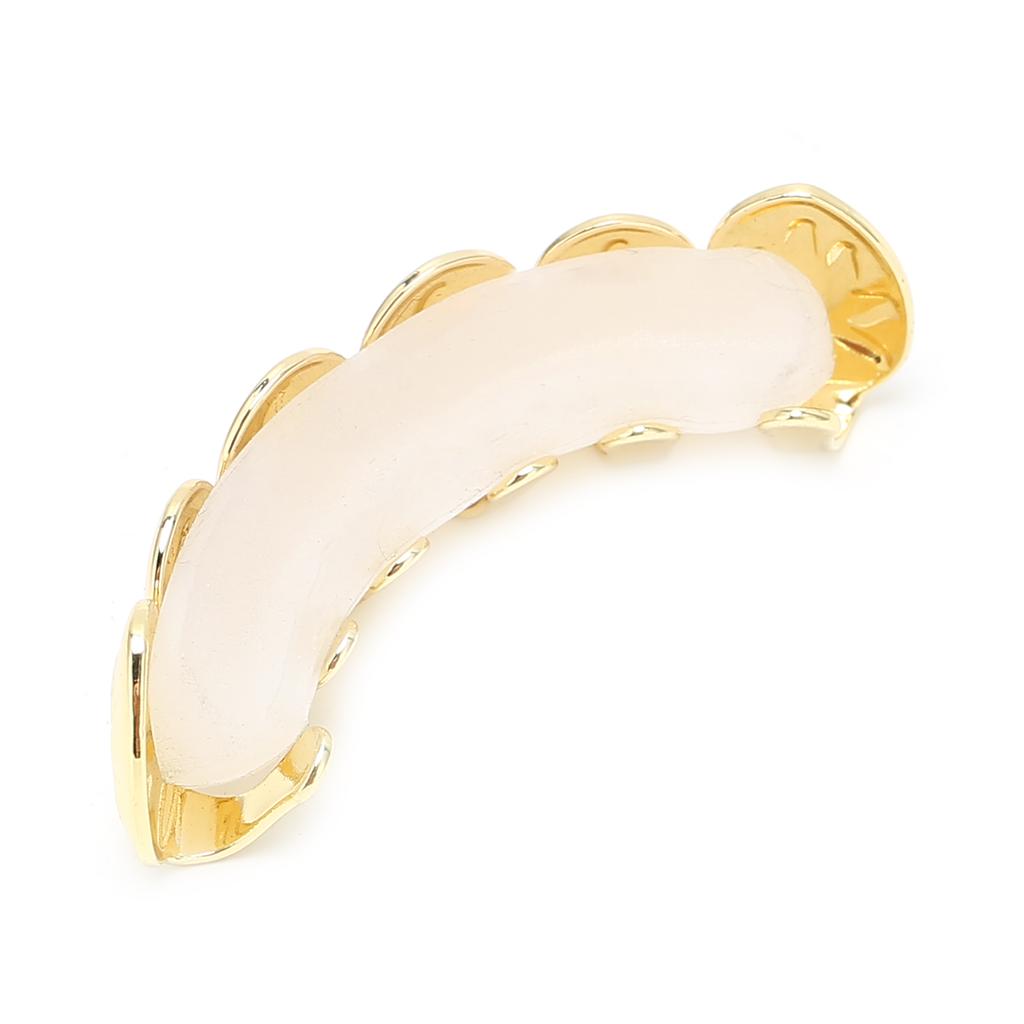 18K Plated Hip Hop Teeth Upper Teeth False Tooth Halloween Festival Tooth Decoration