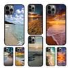 Summer Beach Sunset On Sea Mobile Phone Cases Cover For iPhone 17 Air 16 16e 15 14 12 13 11 Pro MAX Apple Plus Coque