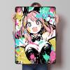 Colorful Anime Girl With Bunny Ears Printed Poster Customized Wall Art Retro Vintage Metal Tin Signs for Home Desk Decor House
