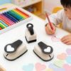 Heart-Shaped Paper Punch Set 9/16/25mm Embossing Machine for Scrapbooking DIY Card Making Zinc Alloy Craft Punches for Paper Gifts