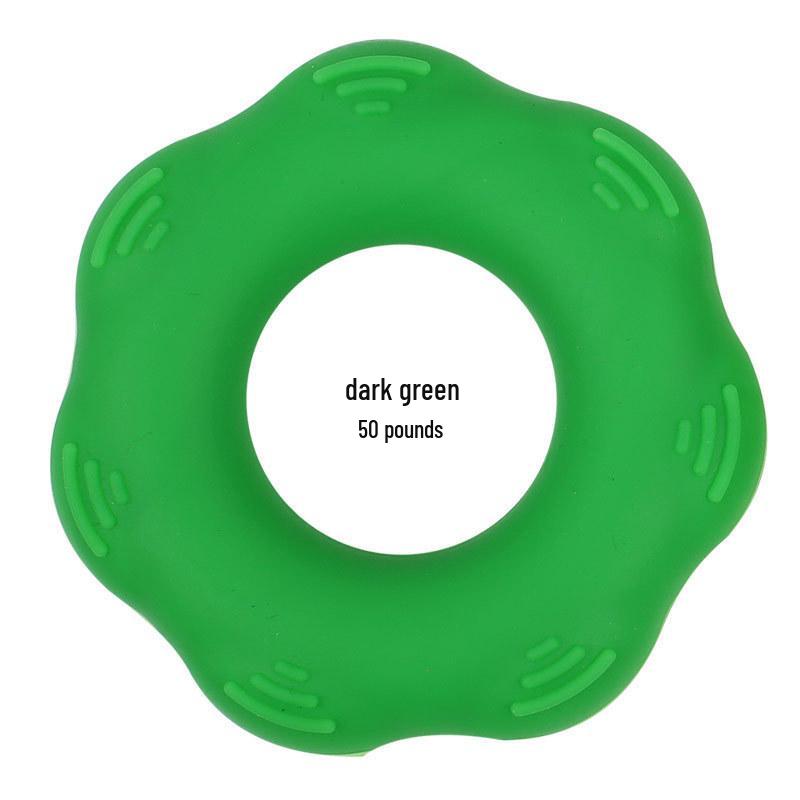 Creative Silicone Gear Ring Hand Exerciser with Massage Dots