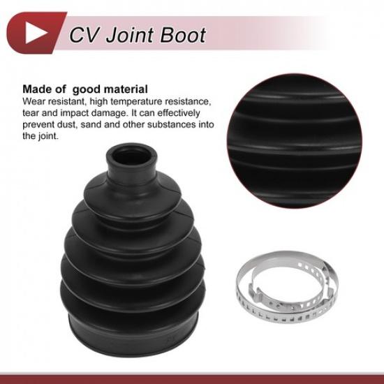 Outer CV Joint Boot Kit W/ Clamps Single for Mercedes-Benz C300 2008-2014