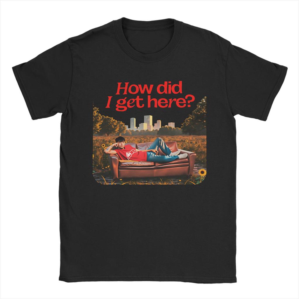 Summer How Did I Get Here Louis Tomlinson Fashion TShirts  100 Cotton Tee Shirt for Man Awesome Loose Short Sleeve Top Tees