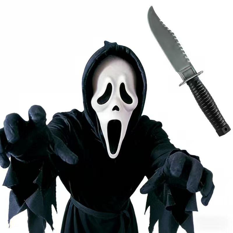 Halloween Death Clothes Scream 5Cos Suit Cosplay Dress Up Horror Death Clothes