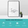 Portable Magnetic Dry Erase Board Double Sided White Board Handwriting Whiteboard Easy to Clean for Children Adults
