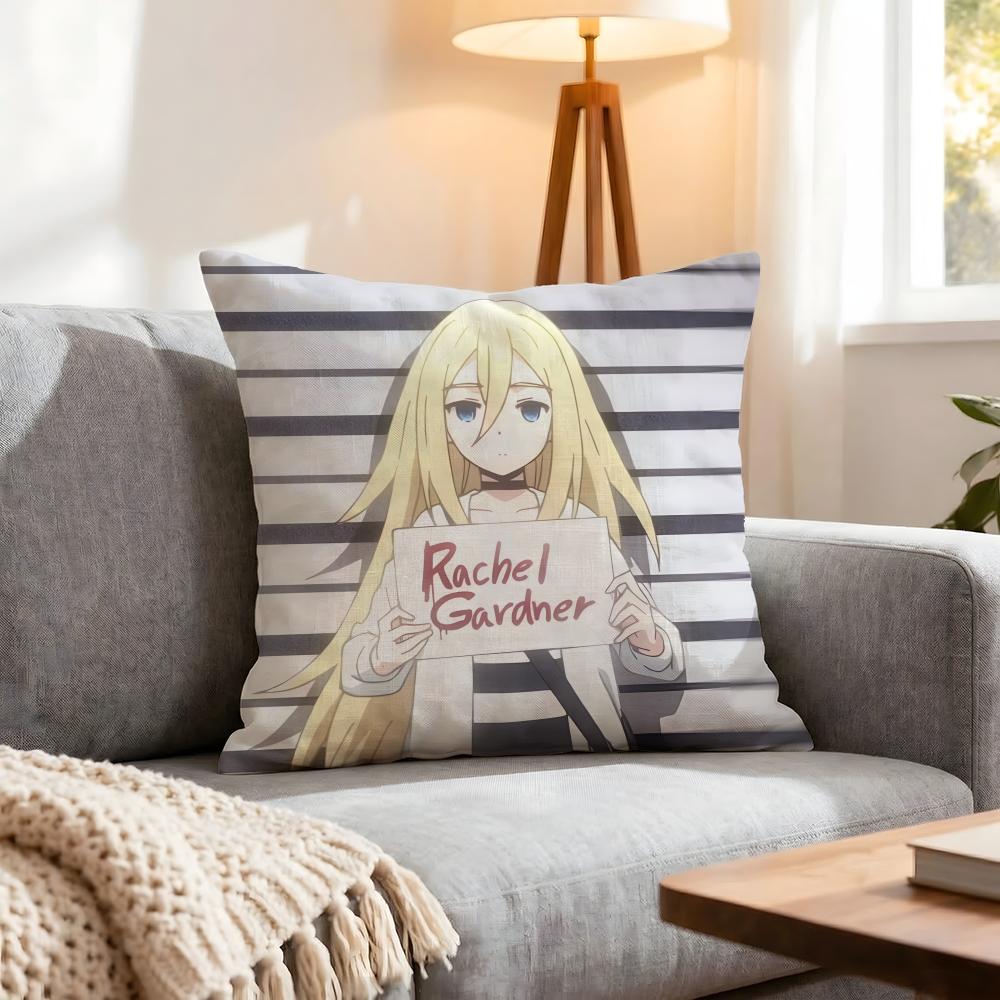 Anime Angels of Death Cushion Cover Pcs Decorative Covers Soft Cushion Case for Sofa Couch Decor x x Pillowcases
