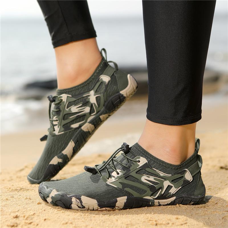 Wassersportschuhe Schnelltrocknende Aqua-Schuhe zum Schwimmen Surfen Herren Damen Barfuß Strandwatschuhe Leichte Atmungsaktive Watschuhe