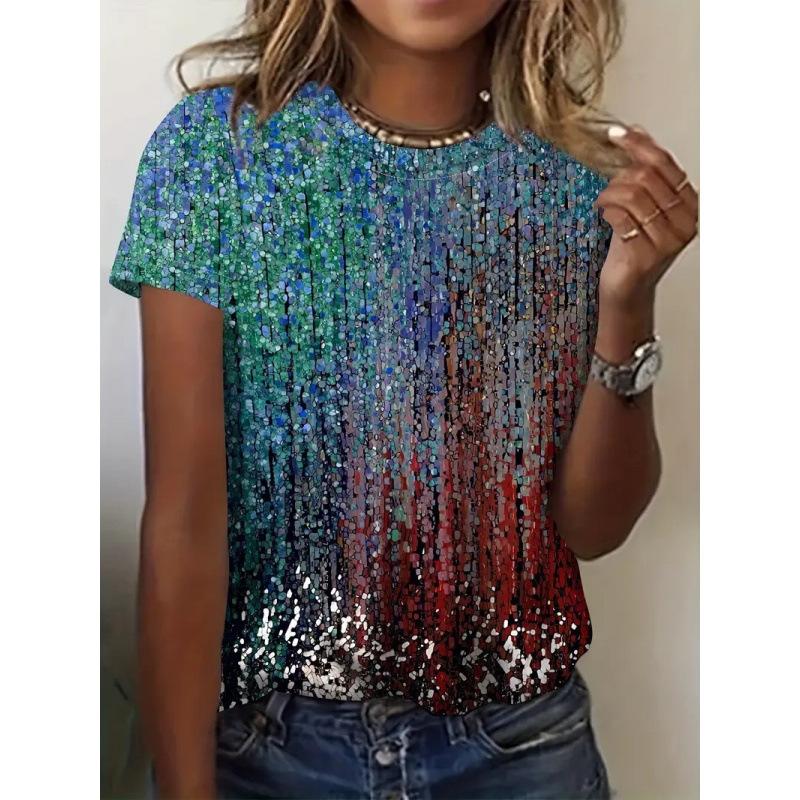 2 New Fashion Casual Versatile Women's Short-sleeved Shirts Can Come To the Picture