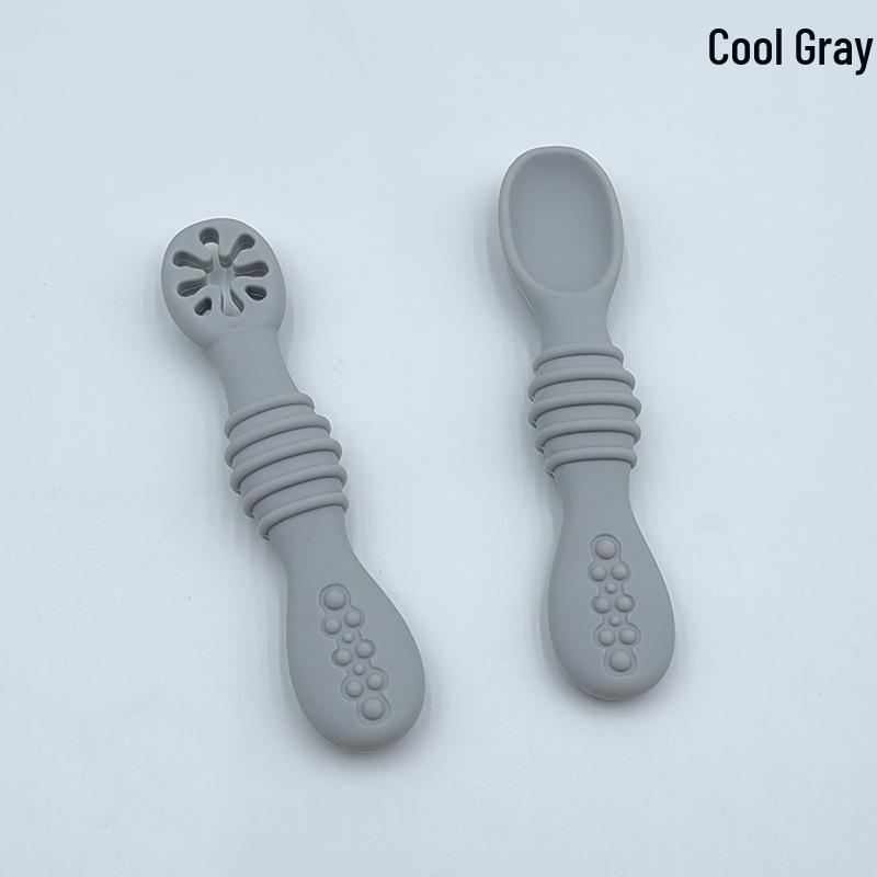 Baby Silicone Feeding Spoon Set for Training and Complementary Foods