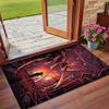 Crystal Velvet Rug Custom Name Text, Soft Non Slip Floor Mat Home DecorA Nightmare On Elm Street Freddy Krueger