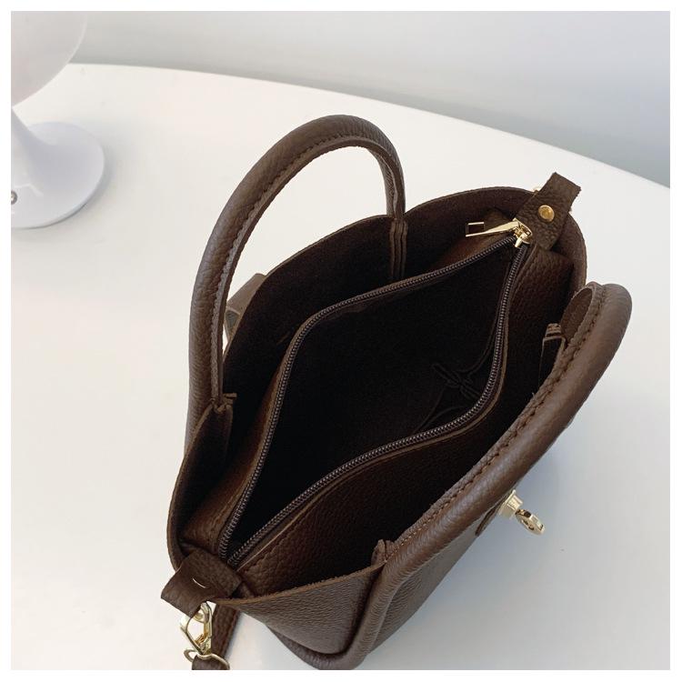 Damen 2024 Winter High-End Nischendesign Einzelschulter Handtasche Bestseller - Korb Crossbody Bucket Bag