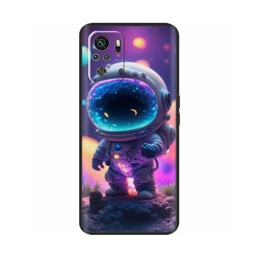 For Redmi Note 10 Case Note 10s Cute Soft TPU Protector Silicone Cover For Xiaomi Redmi Note 10 Pro Lightweight Shockproof Cases