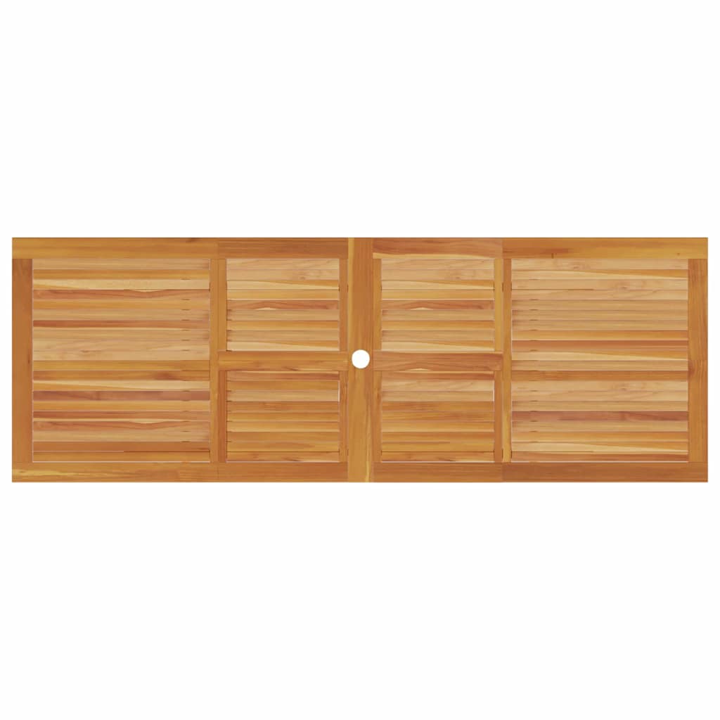 Garden Dining Set 9 pcs Brown Solid Acacia Wood