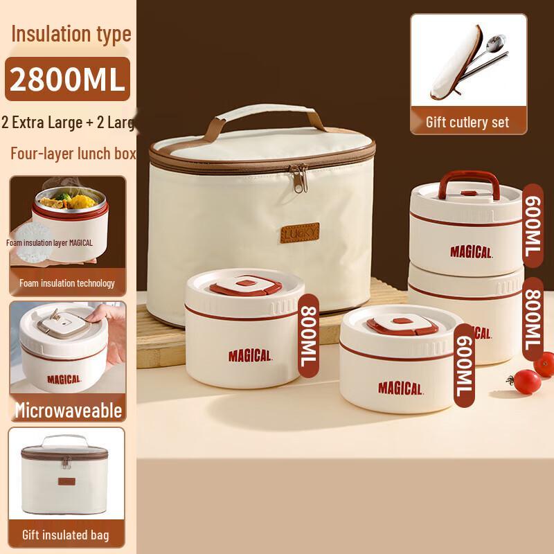 

He Baifu Microwavable Insulated Lunch Box