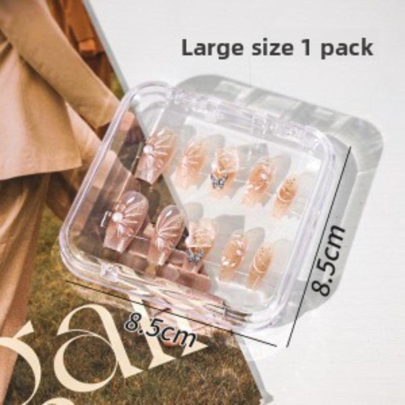 Oxidationsschutz Kristall- und Glasarmband Aufbewahrungsbox, Transparente Armband- und Armband-Nagelkunst Aufbewahrungsbox, Desktop-Zubehör-Aufbewahrungsbox