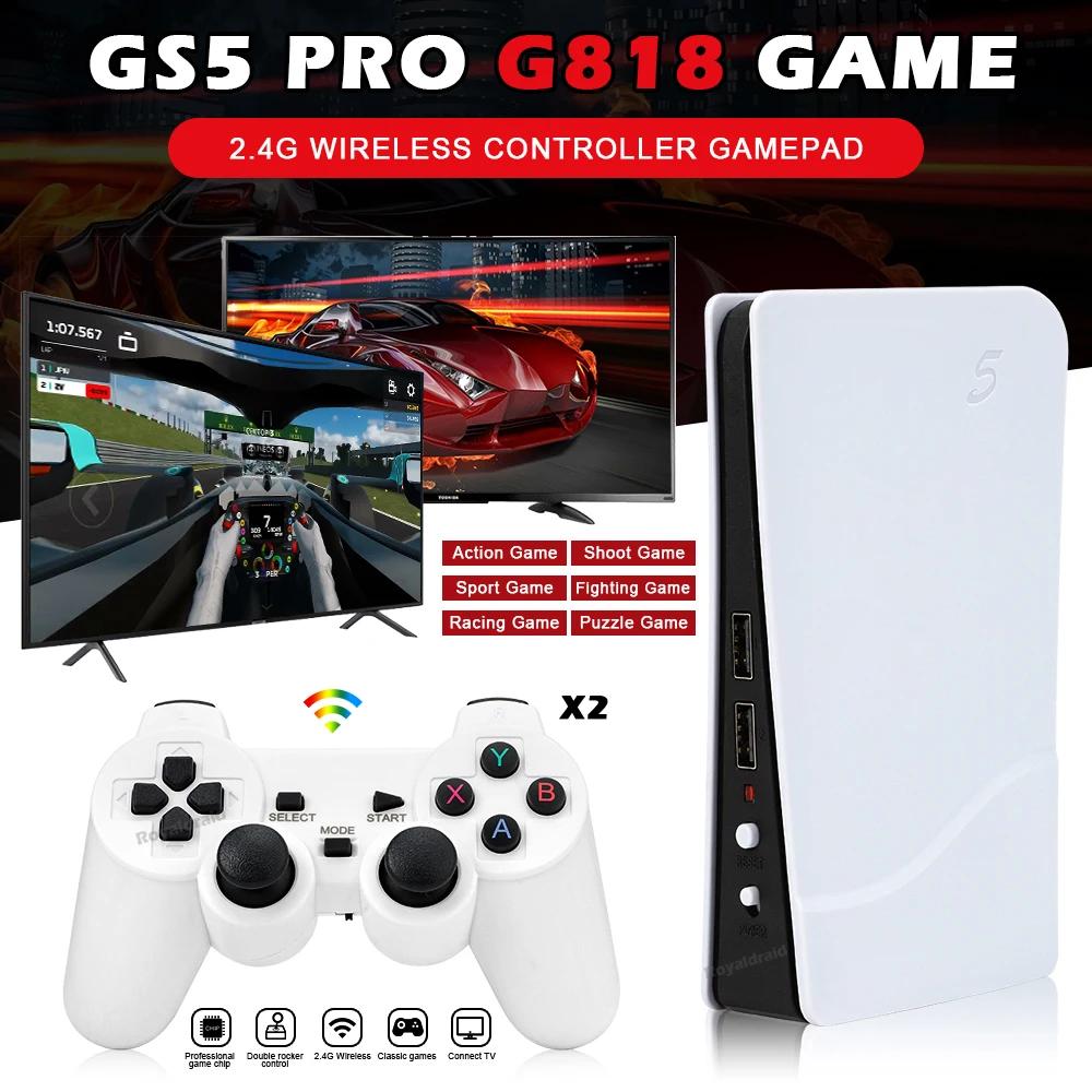 NEU GS5 G818 TV-Spielekonsole 8-Bit-Spielebox mit 818 klassischen Spielen HDTV Retro-Video-Mini-Spielestation mit zwei drahtlosen Controllern